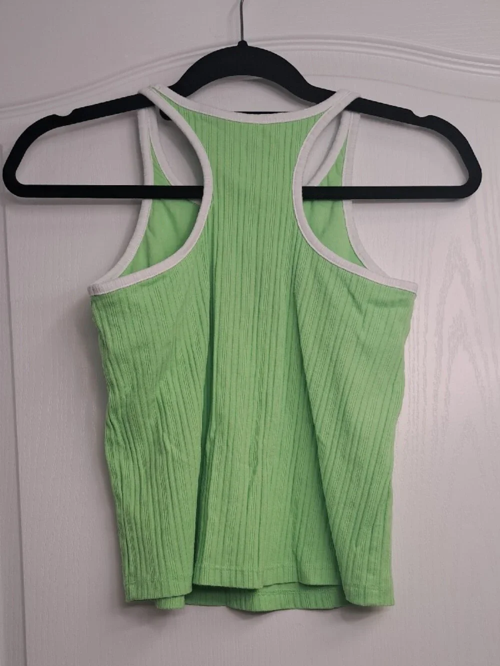 Minecraft Racerback Tank Top Green Ribbed JUSTICE